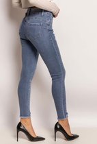 Dames High Waist skinny jeans Ghatra 1989 Bleu Size : 34-30