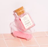 Geurwolkje® Cosy rosy - natuurlijk badzout met etherische olie en zeezout (150g)