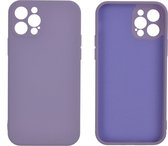 iPhone 13 Pro Max Back Cover Hoesje - TPU - Backcover - Apple iPhone 13 Pro Max - Lila