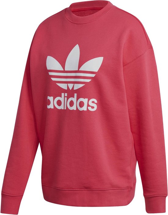 adidas Originals Trf Crew Sweat Sweatshirt Vrouwen roos DE40/FR42