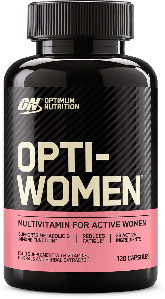 Goedkoopste Optimum Nutrition Opti-Women - Multivitamine Vrouw - Vitamines, Mineralen en Plantenextracten - 120 Capsules