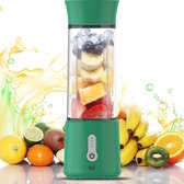 Smoothie Maker Portable - Celabo - Blender To Go - Portable Blender - Draagbare Blender - 0.5 Liter - Draadloos - USB-C Oplaadbaar - Groen