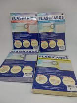 Flashcards - A6 Kleurenpakket 200 stuks - 10 x 15 cm - 300 grams - 4 pakjes A6 in verschillende kleuren - Gelinieerd dubbelzijdig