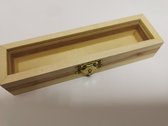 10 stuks doosje van hout met venster als traktatie-doosje of uitdeel-bedankje