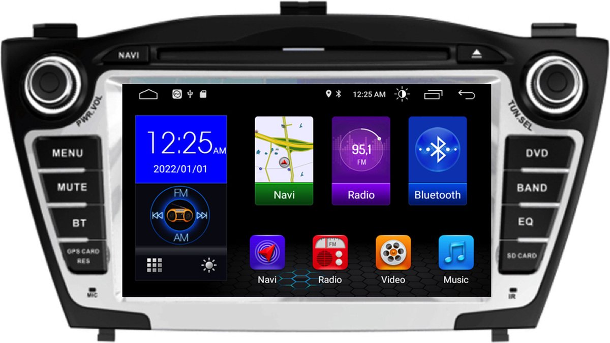 Hyundai ix35 Autoradio, Draadloos Carplay, Android auto