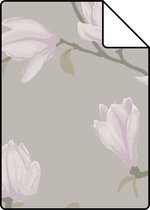 Proefstaal Origin Wallcoverings behang magnolia licht taupe - 347048 - 26,5 x 21 cm