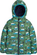 Frugi Reversible Toasty Trail Jas Jongens Jas - Maat 116