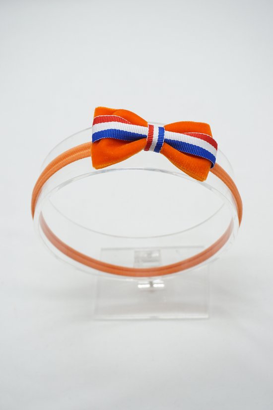 Haarstrik Koningsdag - Enkel - Oranje - NLvlag - Haarband nylon - Bows and  Flowers | bol.com