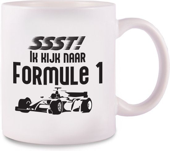 Tasse - SSST ! Je regarde la Formule 1 - Cadeau Formule 1 - Mug