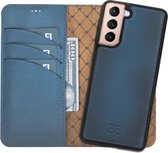 Bouletta Samsung Galaxy S22 Plus Uitneembare leder BookCase hoesje - Midnight Blue