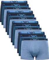 Emporio Armani 12-pack boxershorts trunk - blauw/abisso/avio