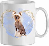 Mok chinese crested 8.1| Hond| Hondenliefhebber | Cadeau| Cadeau voor hem| cadeau voor haar | Beker 31 CL