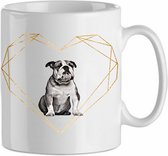 Mok Engelse bulldog 4.3| Hond| Hondenliefhebber | Cadeau| Cadeau voor hem| cadeau voor haar | Beker 31 CL