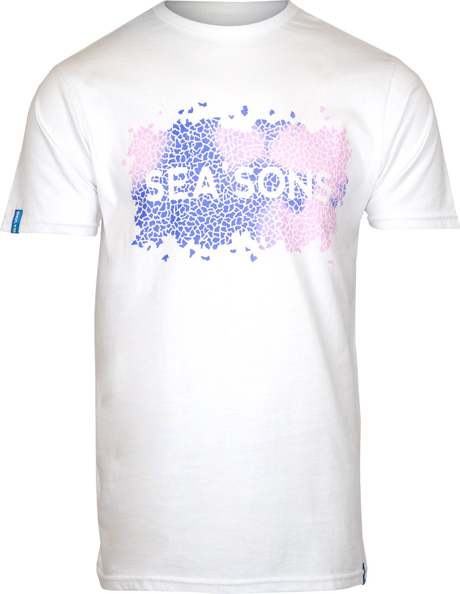 SEA'SONS - T-Shirt unisex - Kleurveranderend - Paars-Roze - Maat M