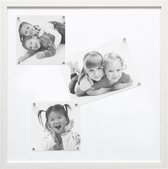 Deknudt Frames magneetbord S41VF1 M - witte schilderlook - 50x50 cm