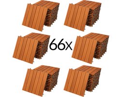 66 Tuintegels 6m² - 30x30cm Acacia - FSC®Gecertificeerd