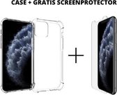 Xssive - iphone X/10/XS - TPU Anti Shock Back Cover Case voor Apple iPhone + GRATIS SCREENPROTECTOR