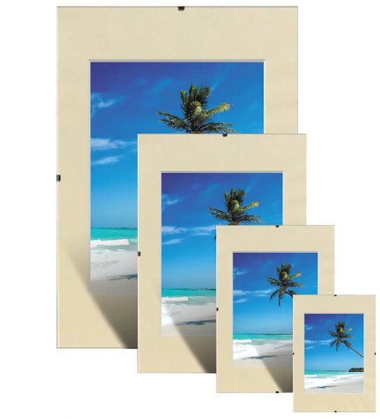 Niceday Wandmontage Clip Frame 978924 A2 400 x 500 mm transparant 2 stuks