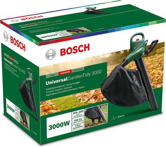 Bosch UniversalGardenTidy 3000 Bladblazer - op snoer - 3000 W
