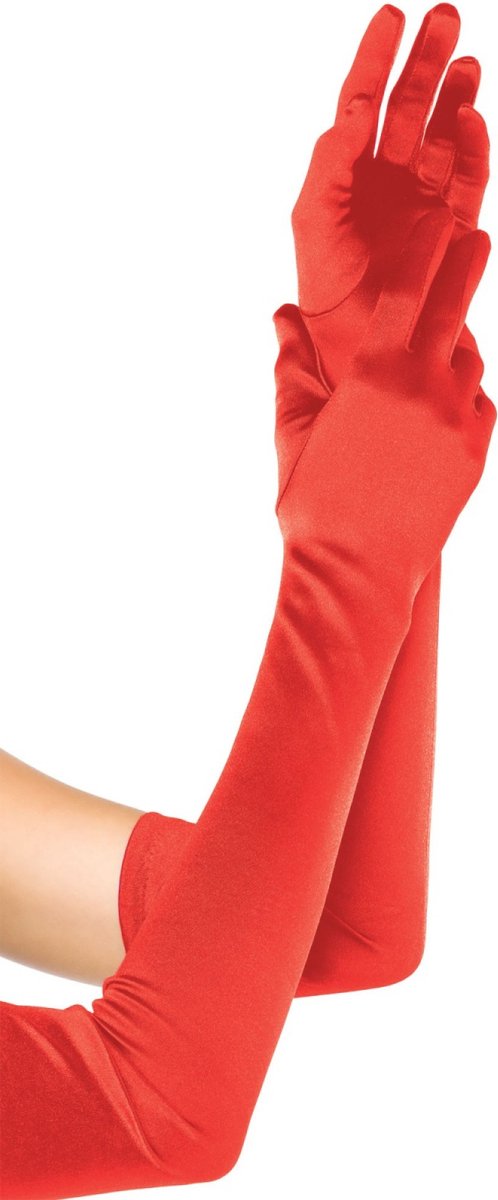 Extra Long Satin Gloves