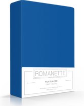 Drap-housse de luxe rafraîchissant en coton - Cobalt