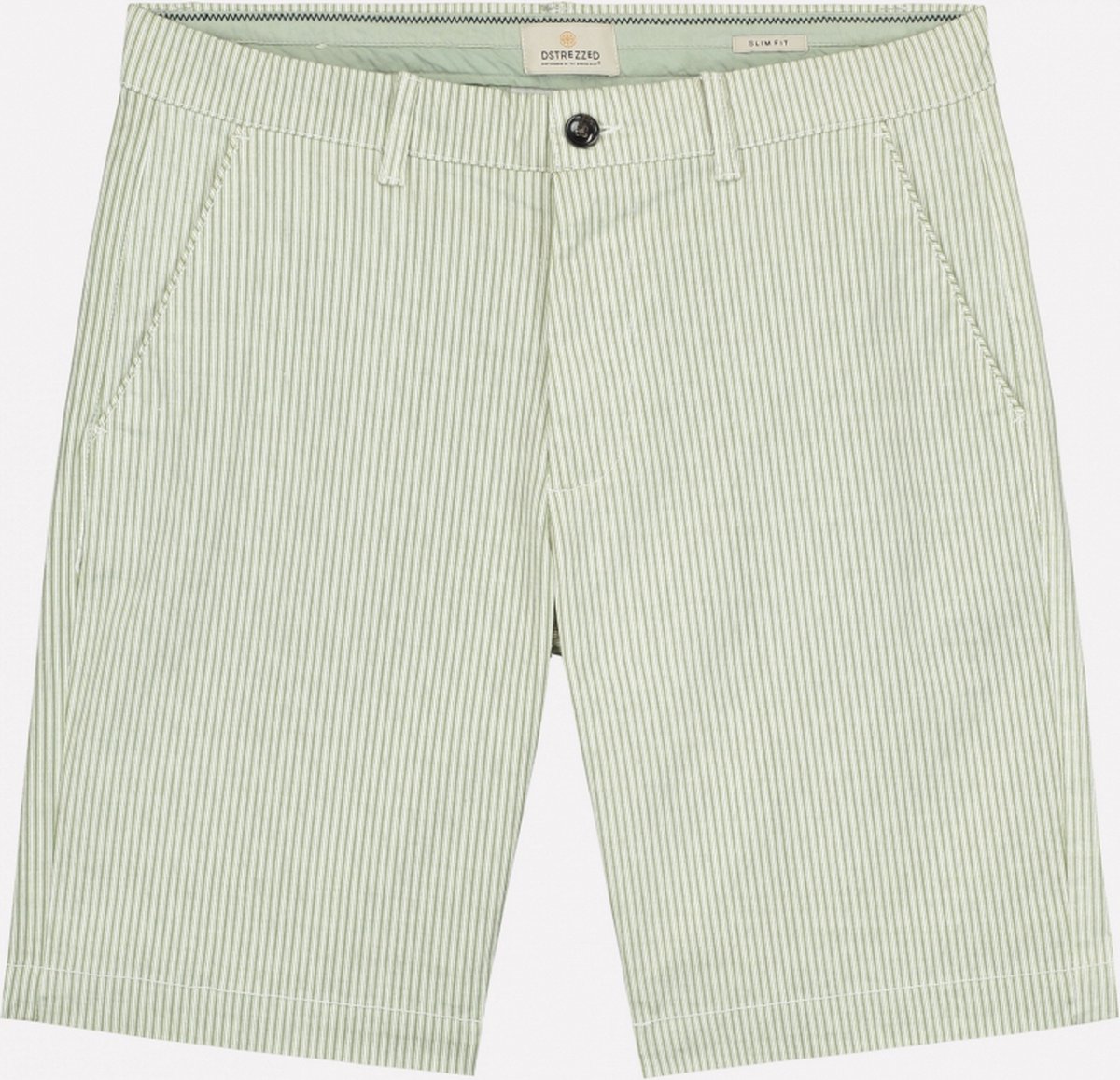 Dstrezzed - Charlie Chino Shorts Stripes Vert - 33 - Coupe regular | bol.com