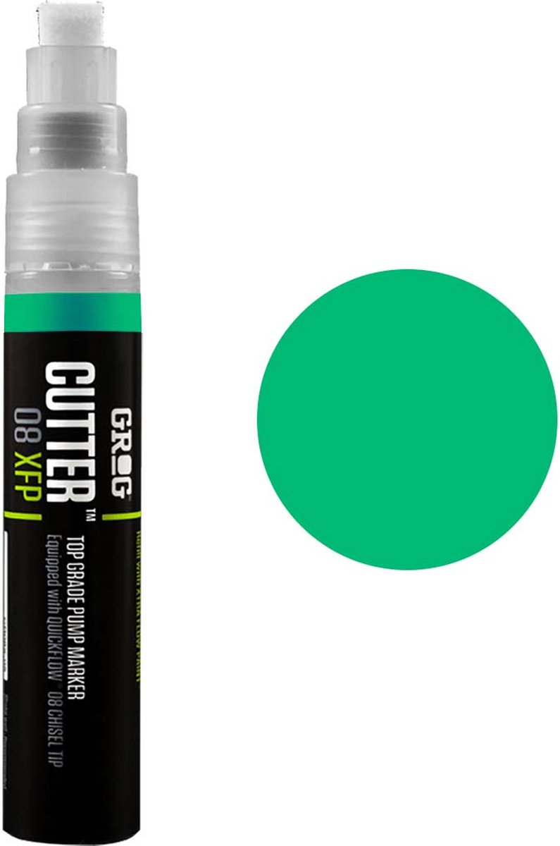 Grog Cutter 08 XFP - Verfstift - Beitelpunt van 8 mm - hooggepigmenteerde verf op alcoholbasis - Obitory Green