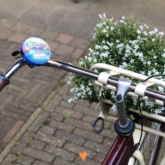 Fietsbel - 8 cm - Holland - fietsbel ding dong - fietsbel groot - Holland souvenir - Hollandse cadeautjes