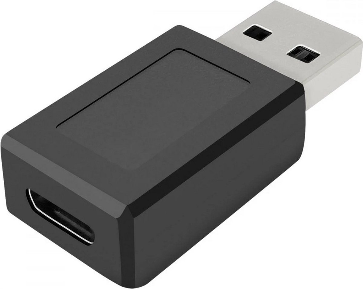 Fontastic 253836 adapter Type-C Female naar USB-A Male USB 3.1 - Zwart