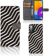 Smartphone Hoesje Geschikt voor Samsung Galaxy M52 Bookcover met Pasjeshouder Illusion