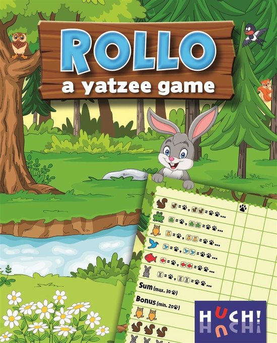 Rollo: A Yatzee Game- Dieren - Dobbelspel - Hutch/Hutter