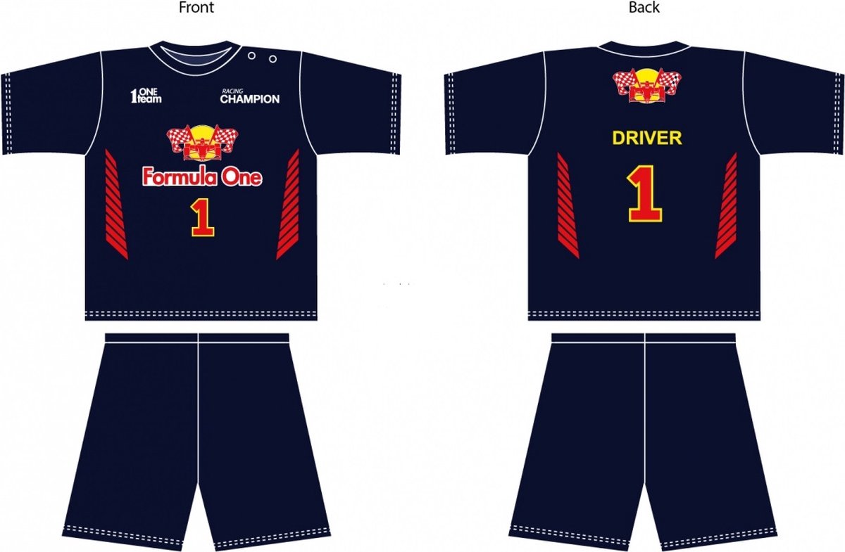Fun2Wear - Shortama Driver 1 - - Maat 86 -
