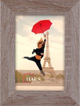 HAES DECO - Houten fotolijst Paris bruin voor 1 foto formaat 10x15 - SP001105