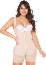 Maria E Colombiaanse Faja  FU127 beige S - Drukpak BBL Liposuctie Buikwandcorrectie Postoperatief