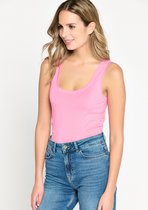 LOLALIZA Tank top - Roze - Maat XS