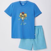 Woody pyjama jongens - blauw - Maya de bij - 221-1-CPD-Z/840 - maat 98