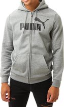 Puma Essential Big Logo Vest Grijs Heren - Maat S