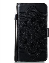 Xiaomi Redmi Note 11 Pro Hoesje - Mobigear - Mandala Serie - Kunstlederen Bookcase - Zwart - Hoesje Geschikt Voor Xiaomi Redmi Note 11 Pro