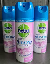 DETTOL All In One Disinfectant Spray Jasmine Fields 3X400ML