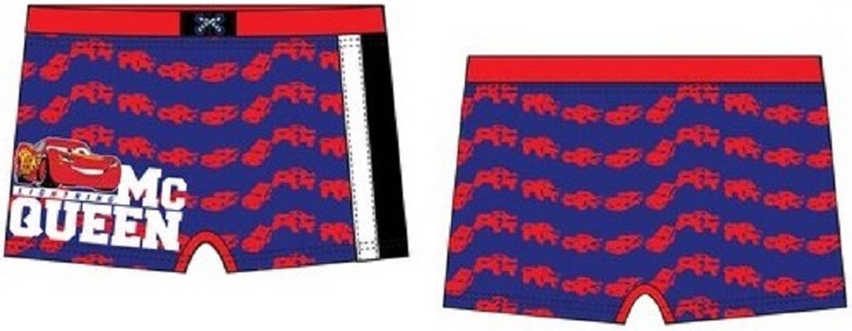 Disney Cars zwembroek - donkerblauw - Lightning McQueen zwemboxer - maat 98