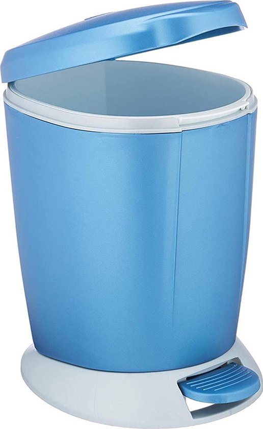 Afvalemmer, Rond, 6 liter, Blauw - Simplehuman