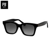 PB Sunglasses - Paris Acetate Black. - Zonnebril heren en dames - Gepolariseerd - Zwart design - Sterk acetaat frame