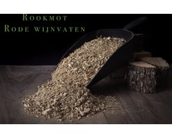 Eigen productie - Rookmot van oude rode wijnvaten 1kg = 4000 ml = 4 liter ( LEVERING MEESTAL TUSSEN DE 2 A 3 WERKDAGEN )