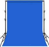 Blauw Achtergronddoek (Katoen) - 3 x 5 meter