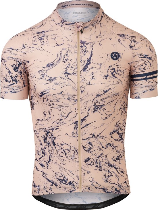 AGU Marble Fietsshirt Trend Heren - Roze - L