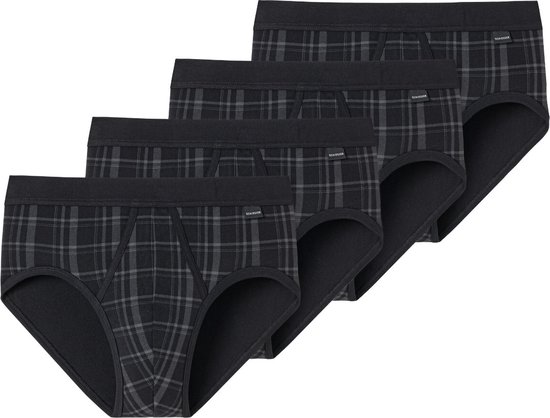 Calzoncillos Clásicos Deportivos Para Hombre Schiesser - 100% Algodón, Cintura Suave, Abertura Lateral, Azul Marino