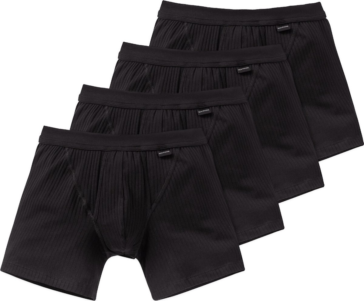 Schiesser Heren short 4 pack Cotton Essentials Authenti