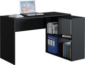 Pro-meubels - Bureau Orlando - Hoekbureau - Computertafel - Zwart mat