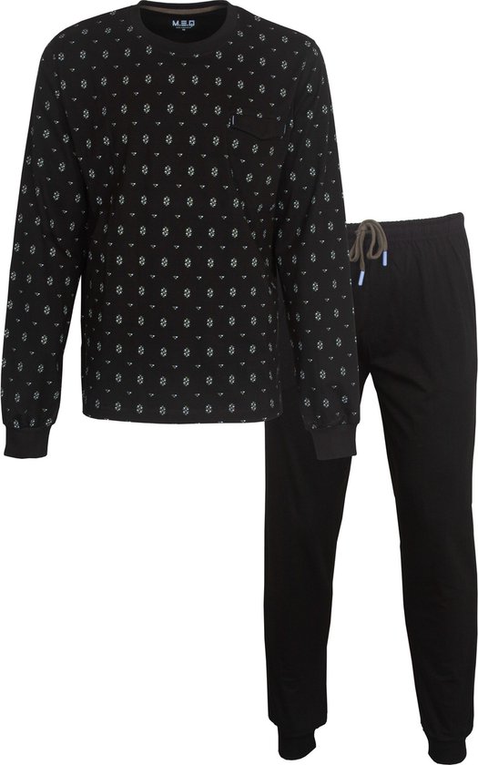 MEQ Pyjama Homme Grijs Foncé MEPYH2109A - Tailles: M