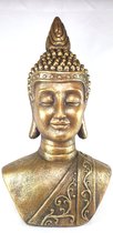 Oud Gouden Boeddha Borst 37x23x65cm